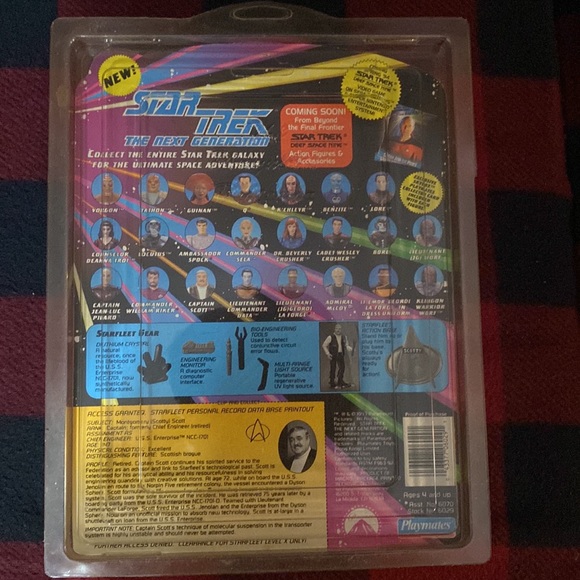 Star Trek the Next Generation CAPTAIN SCOTT( AUTOGRAPHED) in MINT Condition - Picture 5 of 8